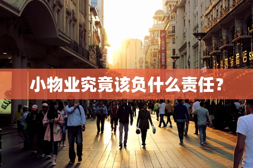 小物业究竟该负什么责任？