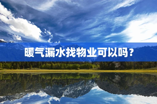 暖气漏水找物业可以吗？