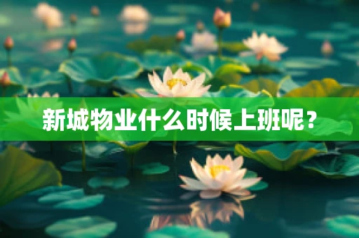 新城物业什么时候上班呢？