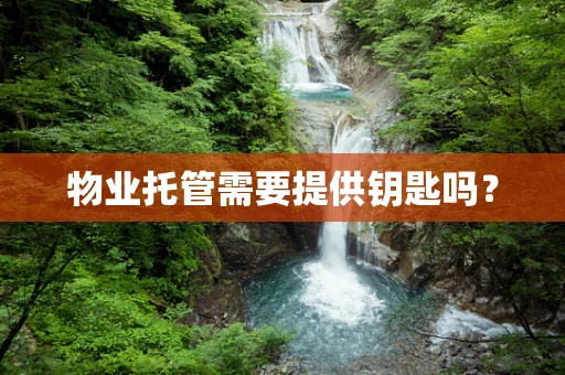物业托管需要提供钥匙吗？