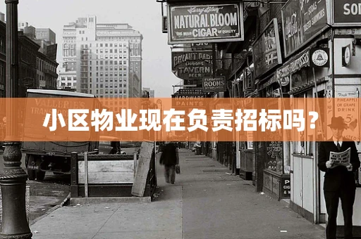 小区物业现在负责招标吗？