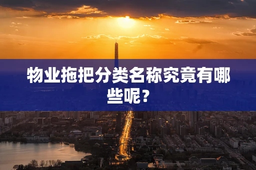 物业拖把分类名称究竟有哪些呢？