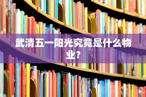 武清五一阳光究竟是什么物业？