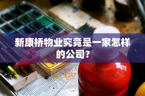 新康桥物业究竟是一家怎样的公司？
