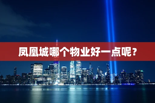 凤凰城哪个物业好一点呢？
