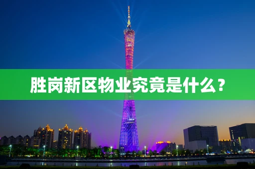 胜岗新区物业究竟是什么？