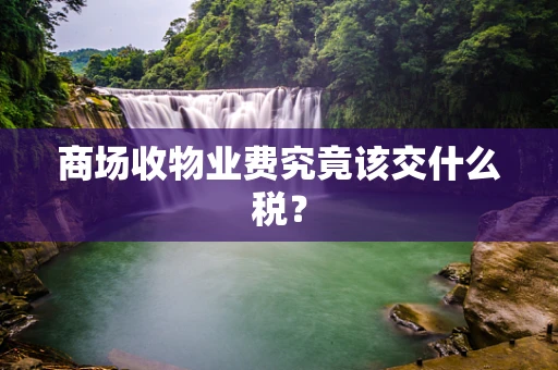 商场收物业费究竟该交什么税？