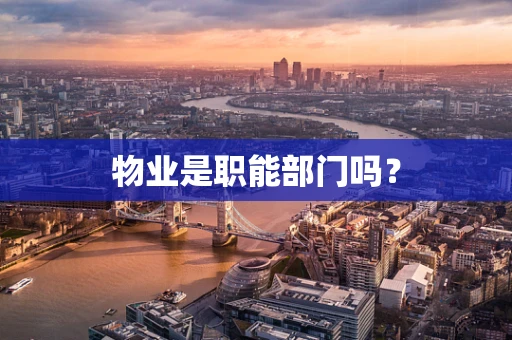 物业是职能部门吗？