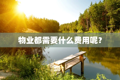物业都需要什么费用呢？