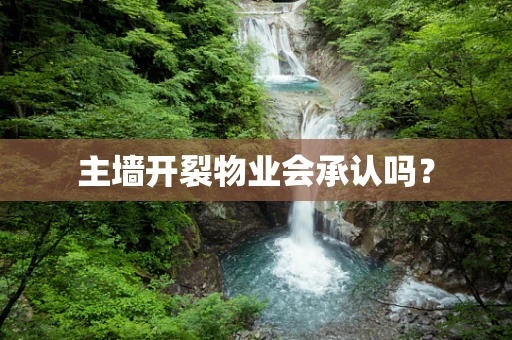 主墙开裂物业会承认吗？