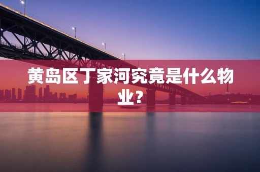 黄岛区丁家河究竟是什么物业？