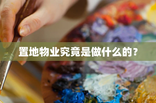 置地物业究竟是做什么的？