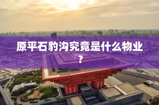 原平石豹沟究竟是什么物业？