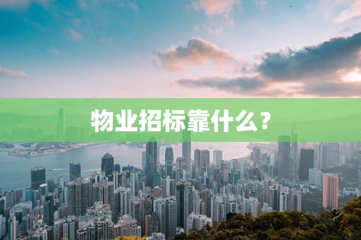 物业招标靠什么？
