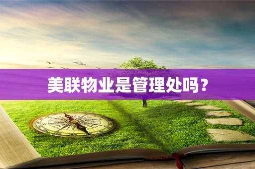 美联物业是管理处吗？