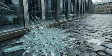 物业强制砸玻璃合法吗？